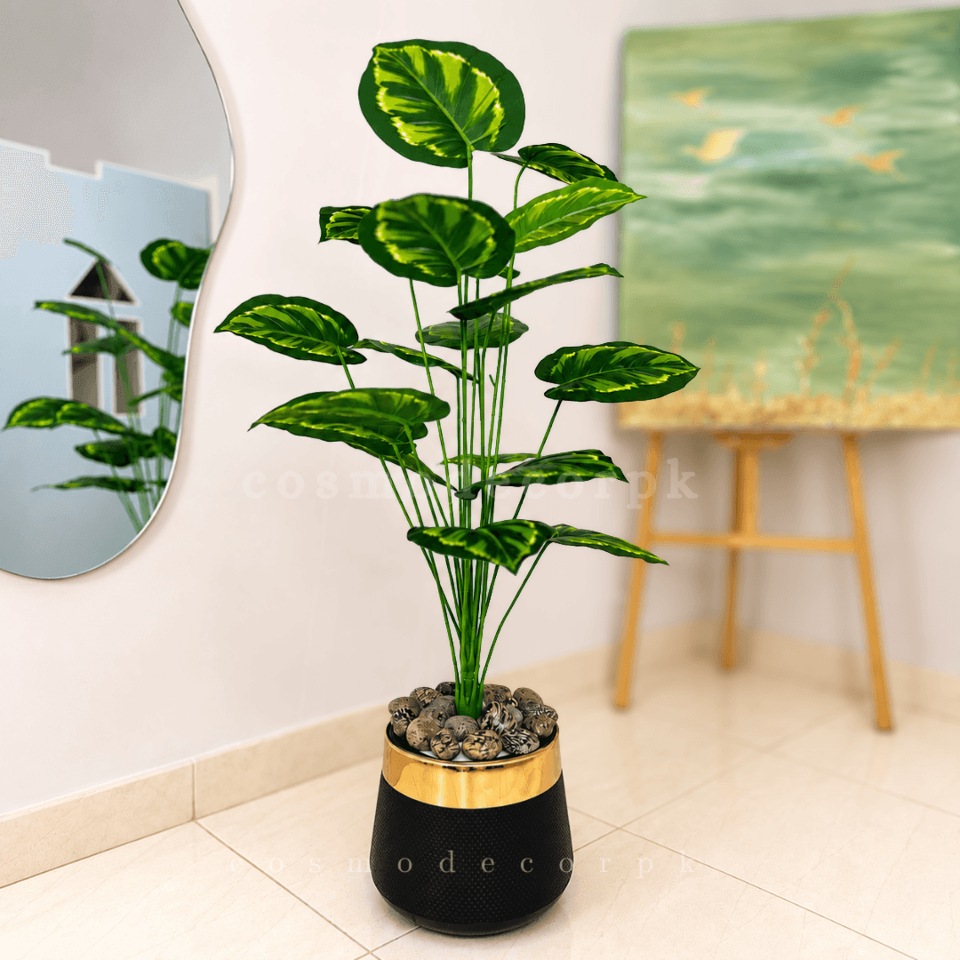 4ft Artificial Plant in Non-Breakable GRP Planter