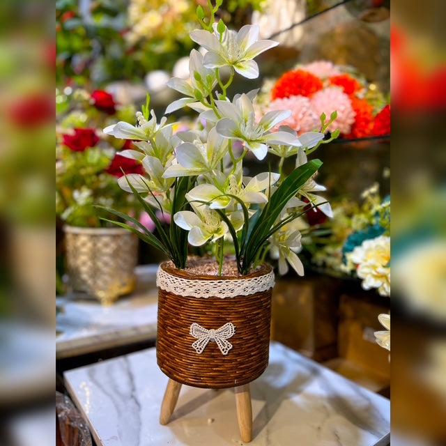 Artificial Lily Flower Arrangement