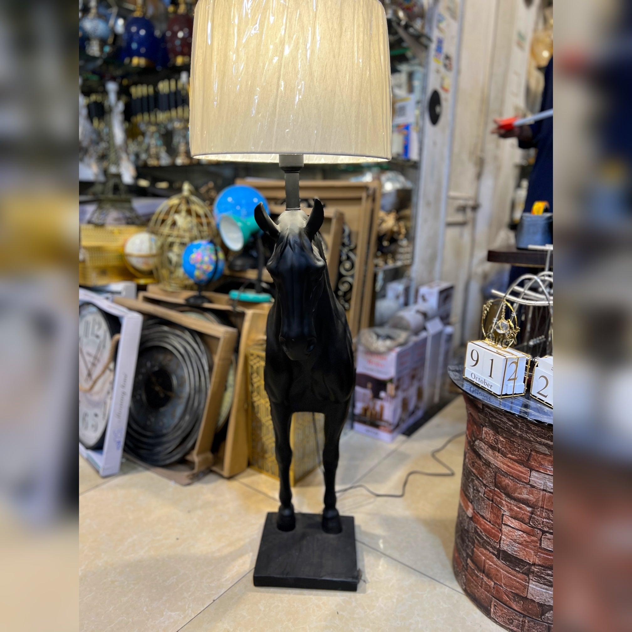 Horse Body Lamp with Shade 