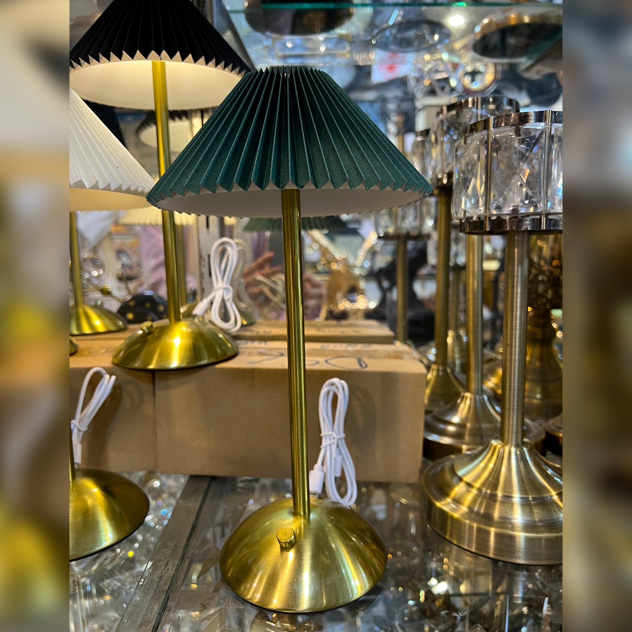 Green Shade Touch Sensor Table Lamp