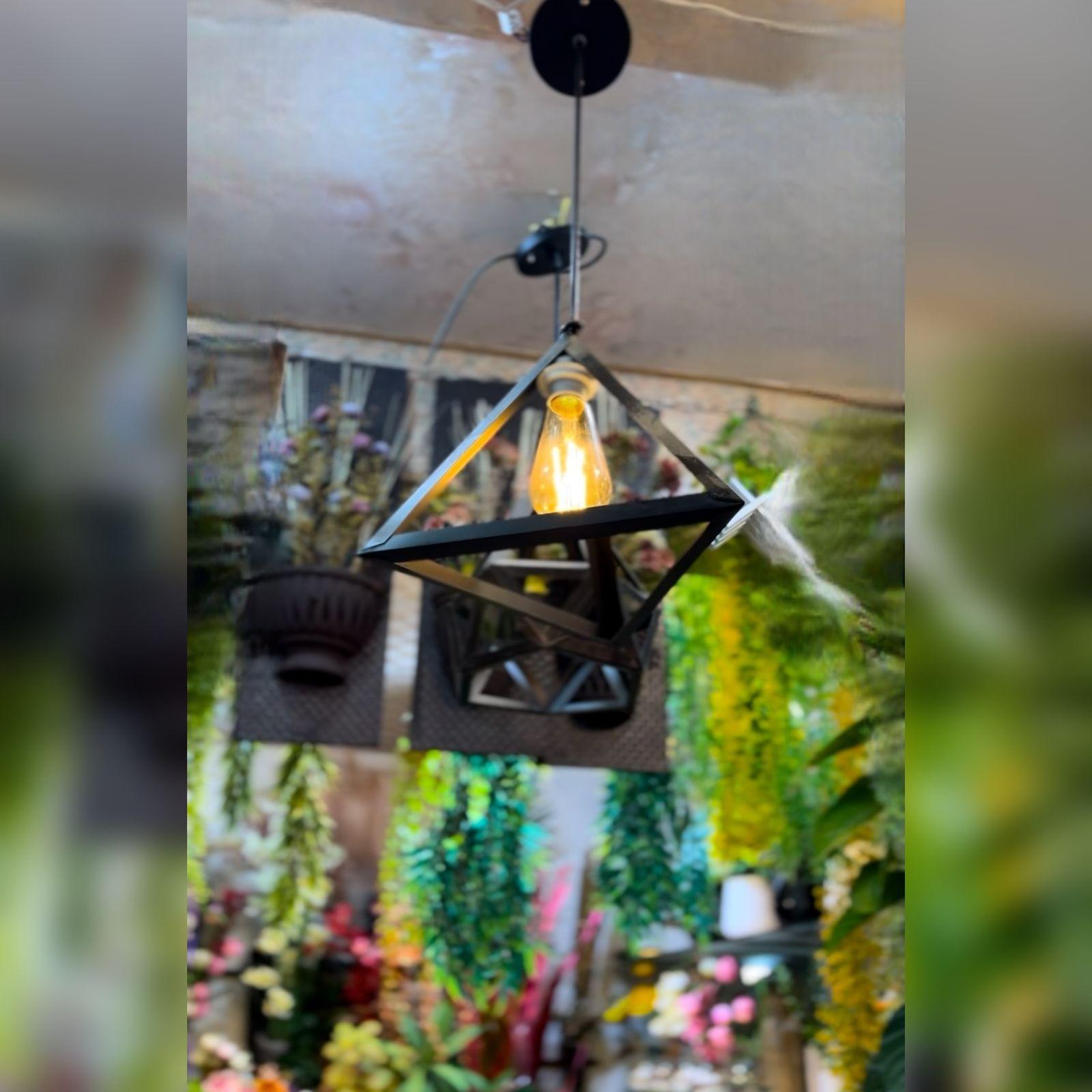 Single Geometric Hanging Ceiling Lamp