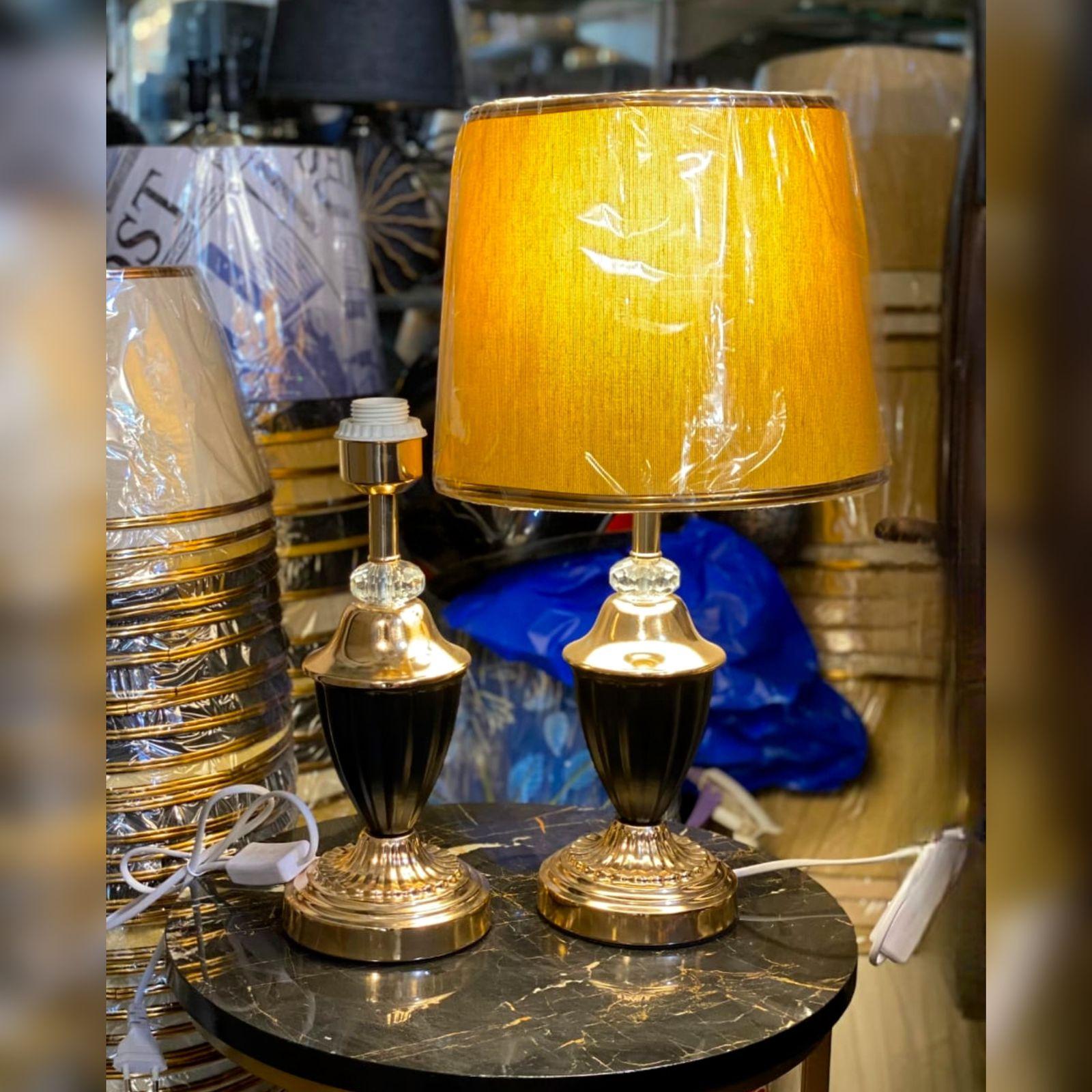 Black & Gold Ceramic Table Lamps 