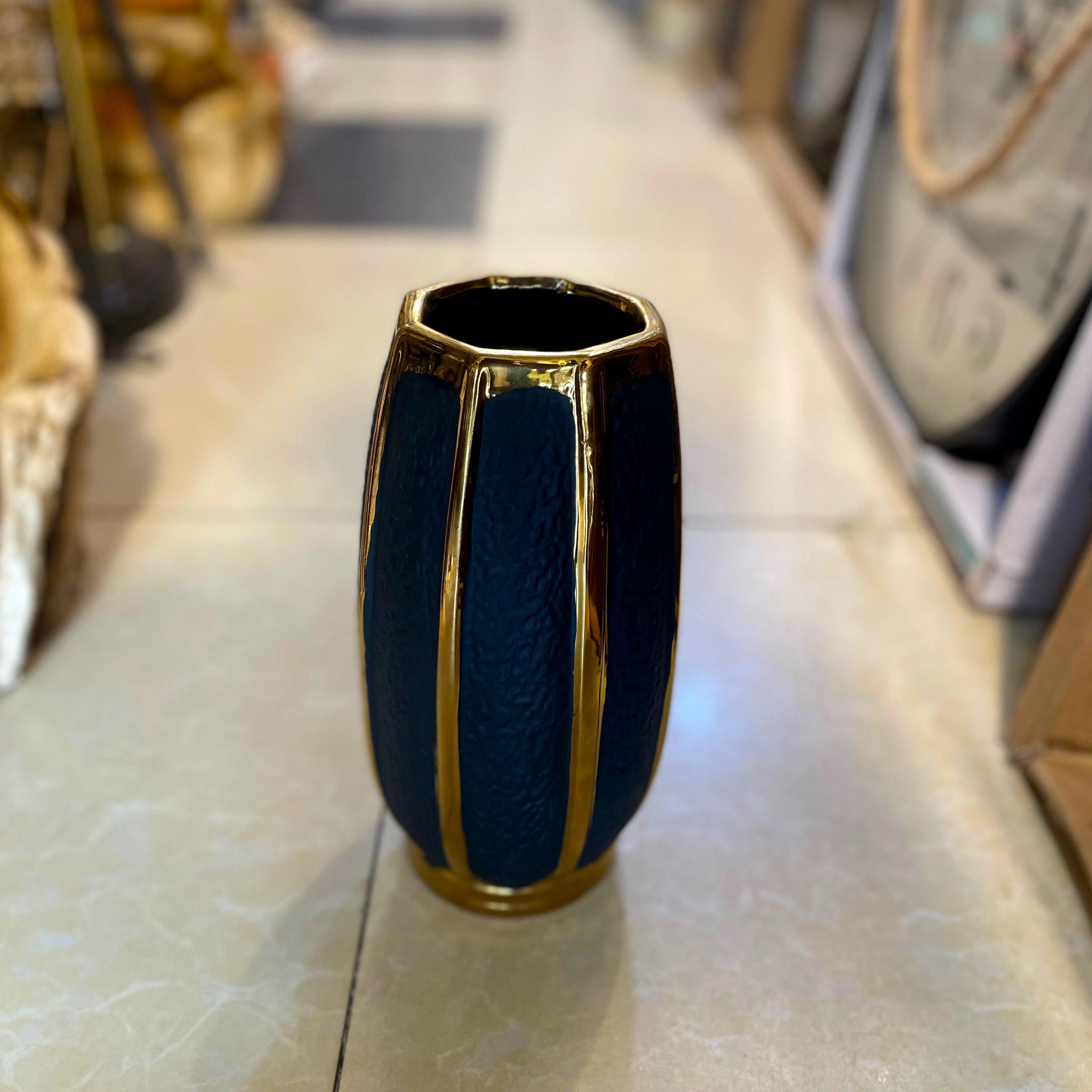 Gold & Black vase