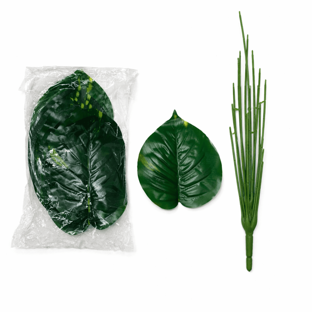18-Leaf Money Plant with Stem