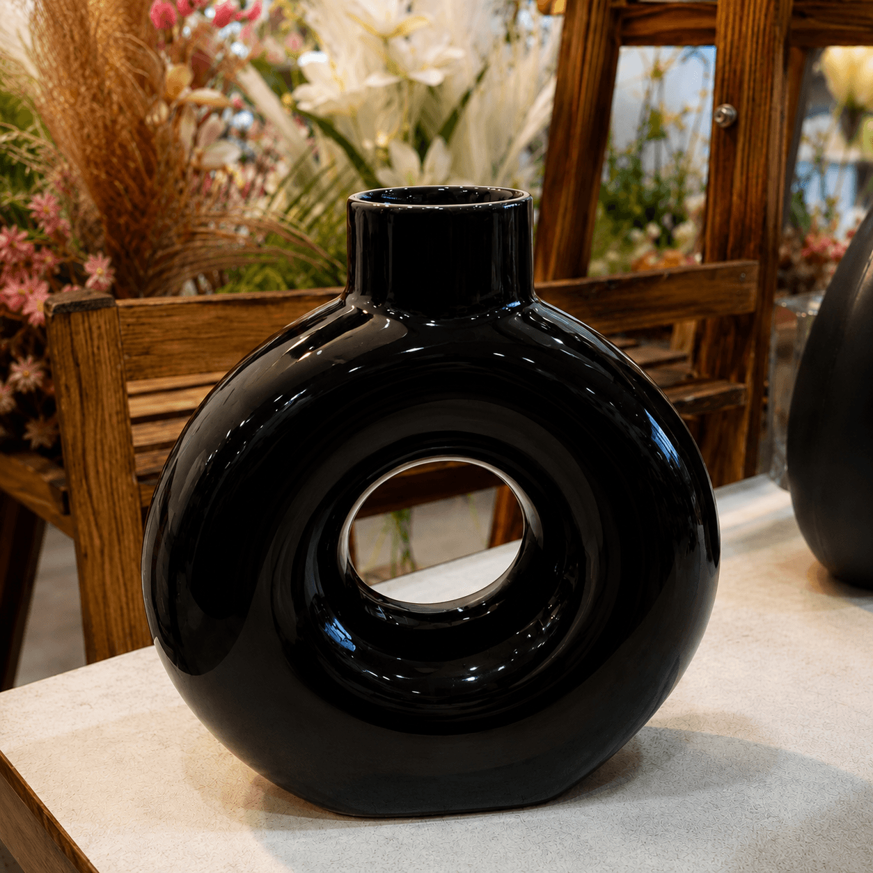 Ceramic Donut Vase